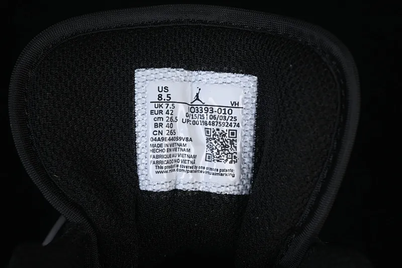All categories Air Jordan Jordan series basketball shoes Air Jordan 1 Low G version pure original Air Jordan 1 Low AJ1 Joe 1 black color low-top cultural casual sneakers IO3393-010
